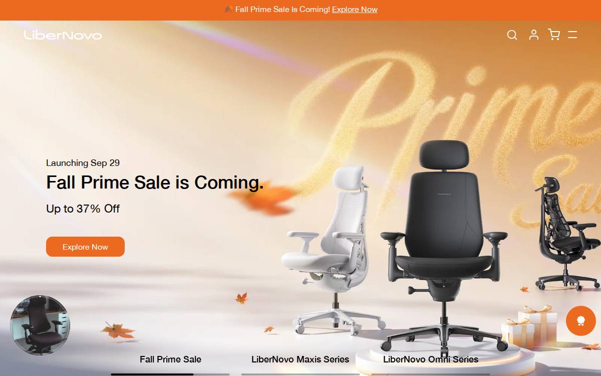 Libernovo website preview