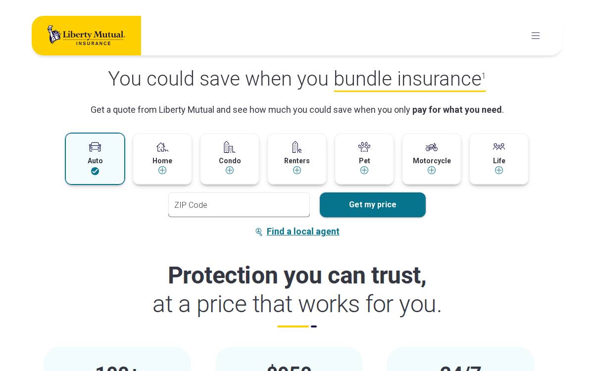Libertymutual website preview