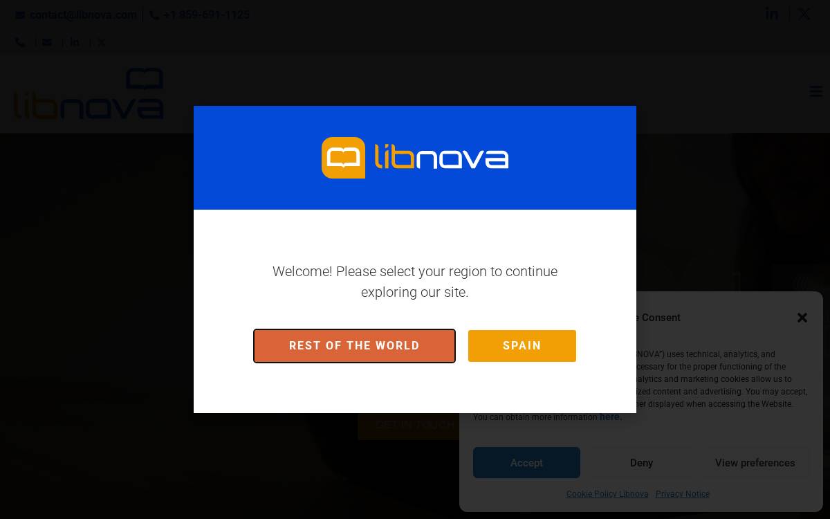 Libnova website preview