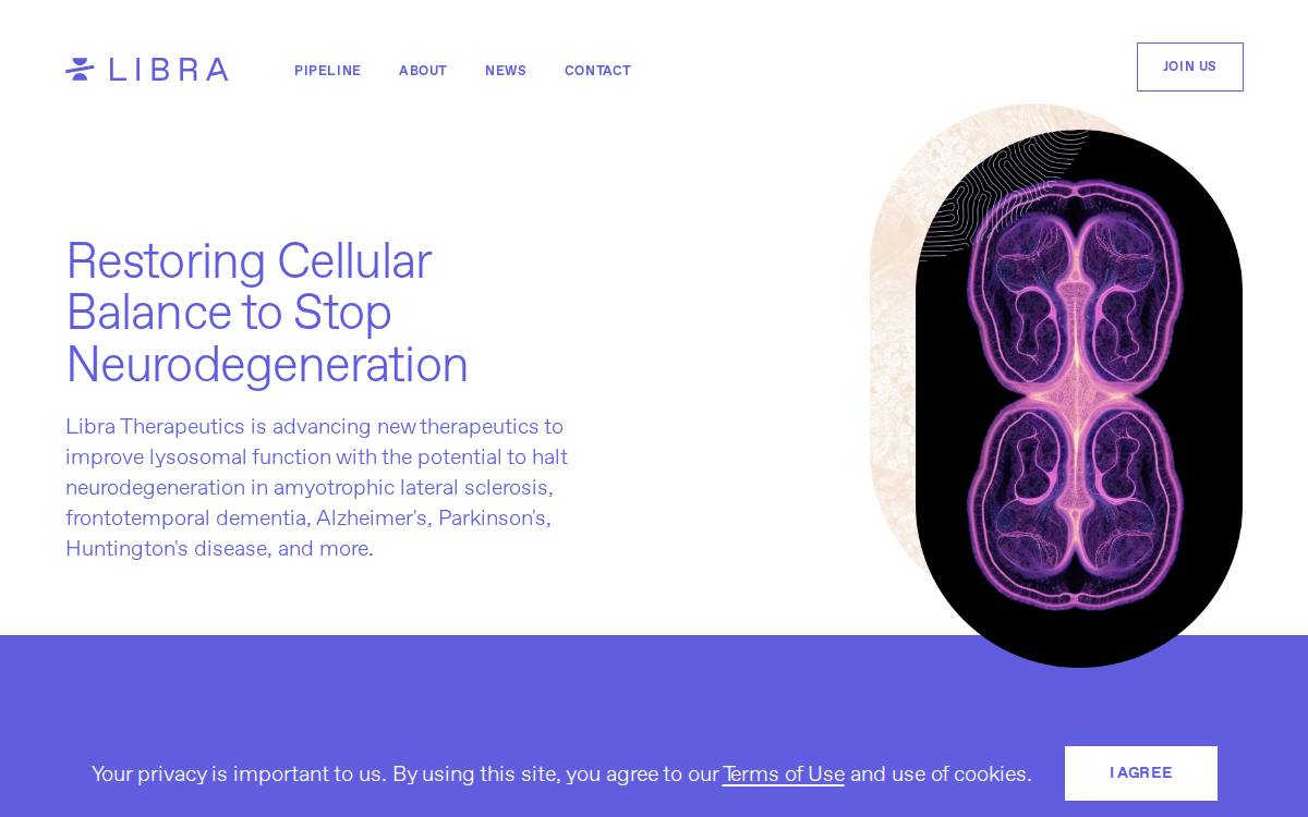 Libra Therapeutics website preview