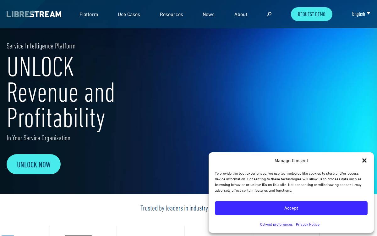 Libre Stream website preview