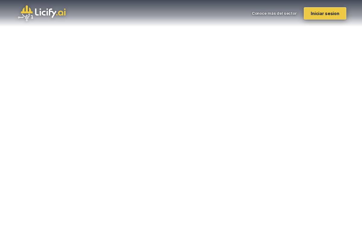 Licify website preview