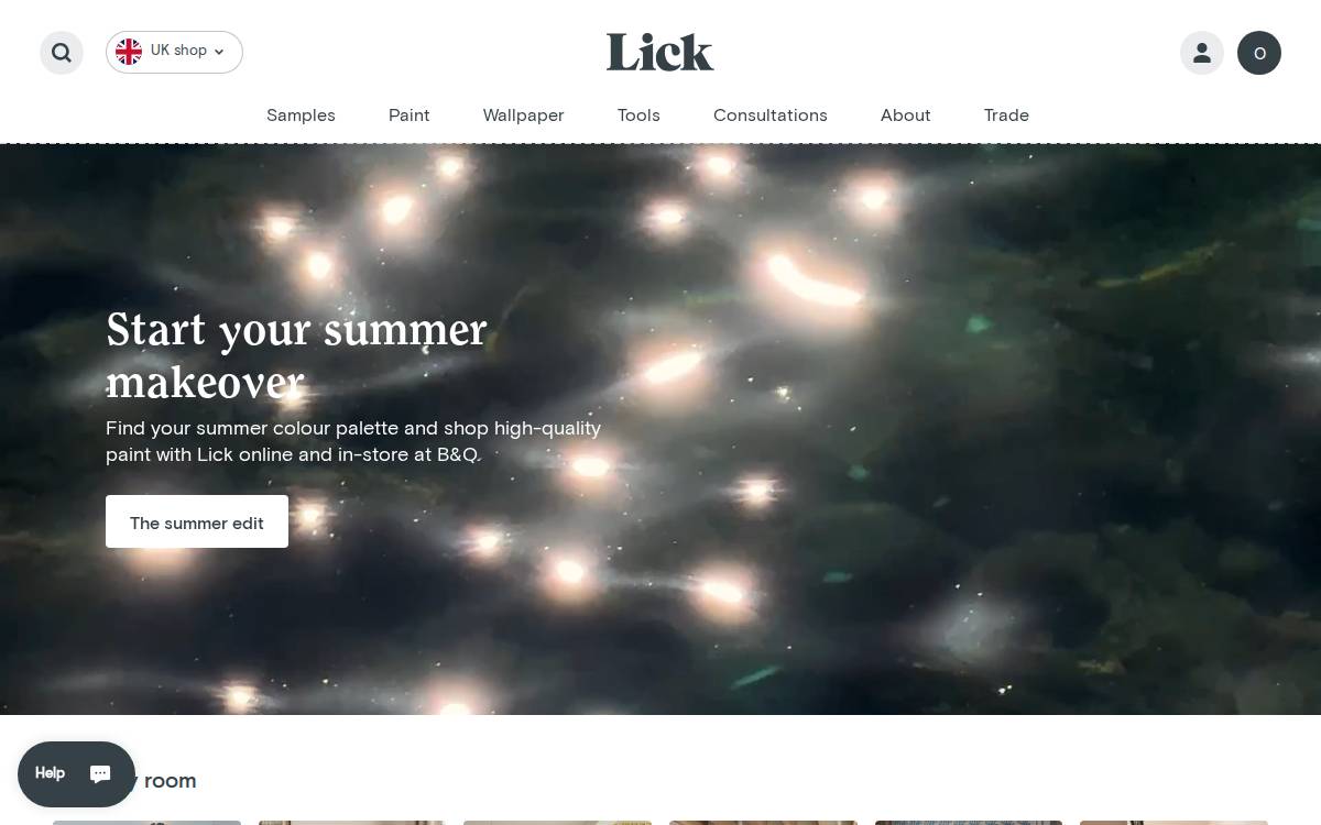 Lick website preview