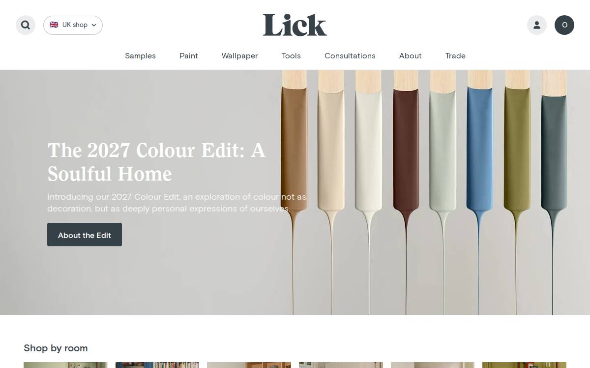 Lick website preview