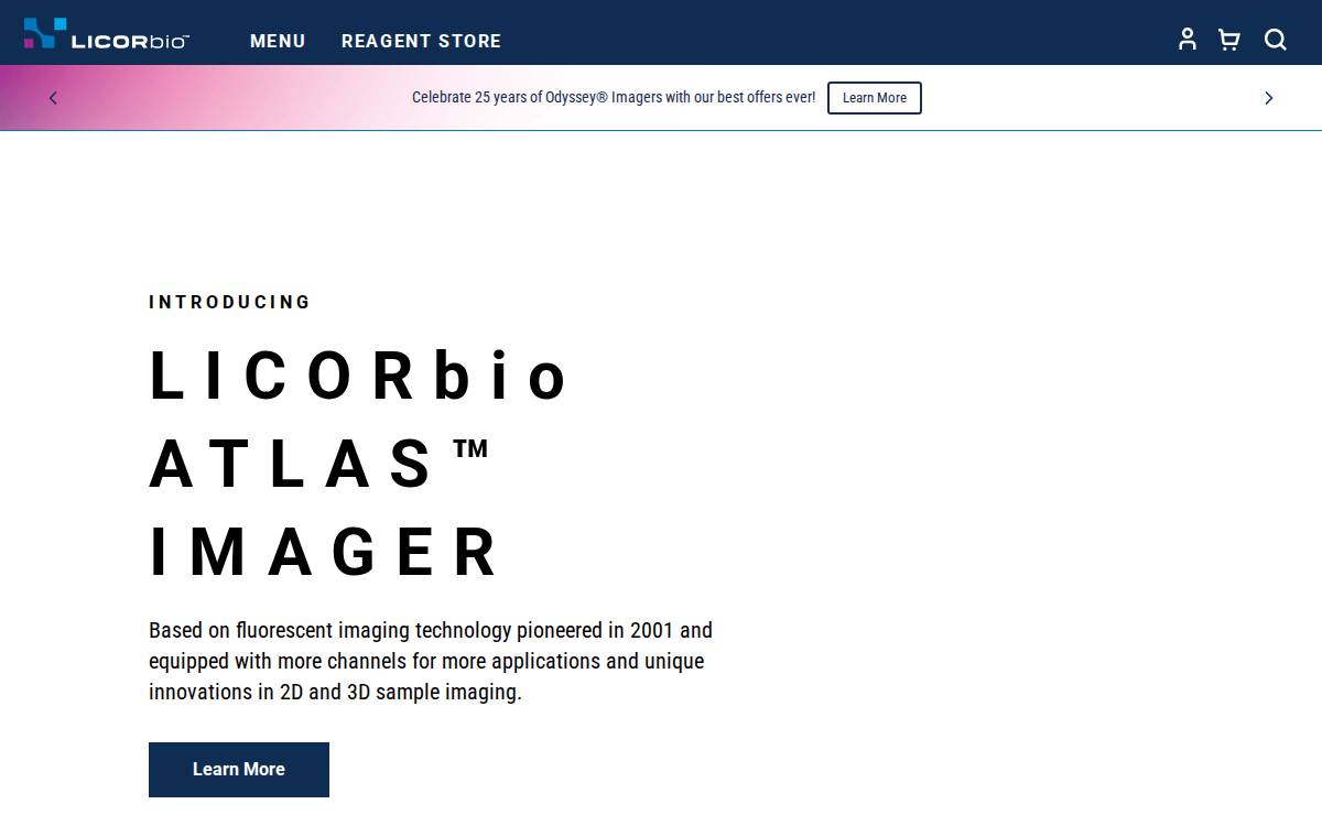 LICORbio website preview