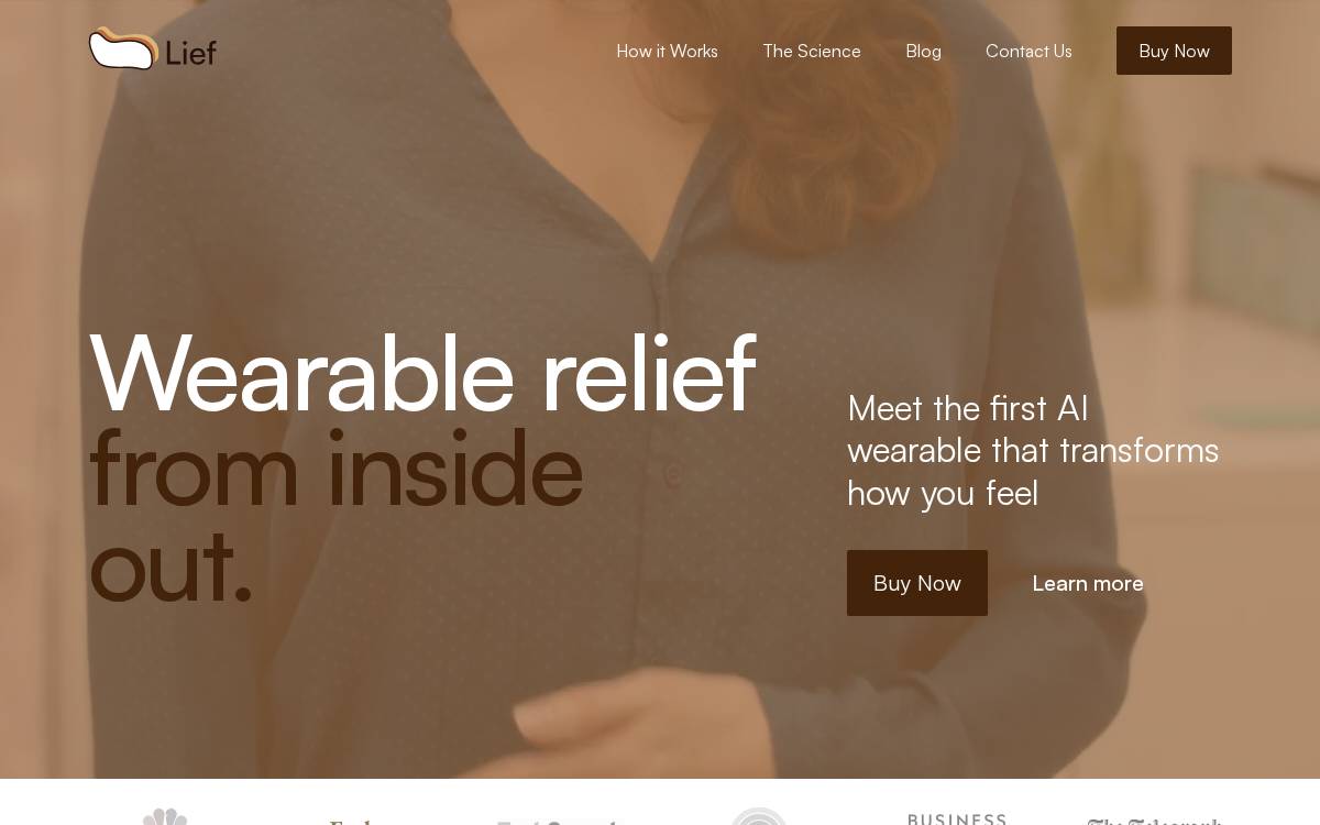 Lief website preview