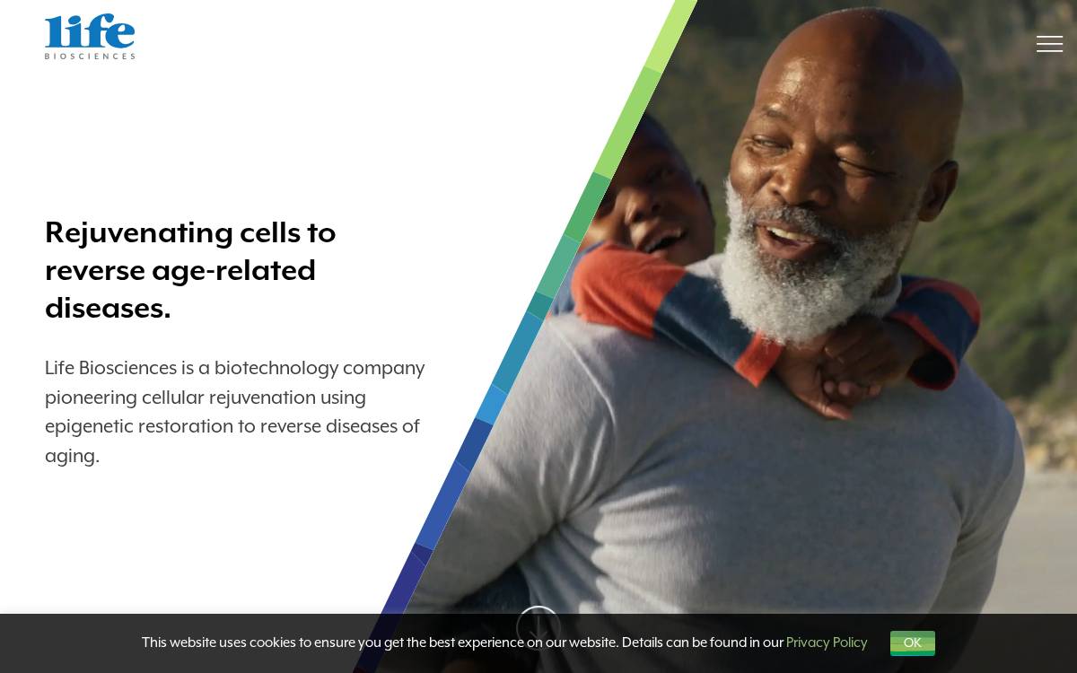 Life Biosciences website preview