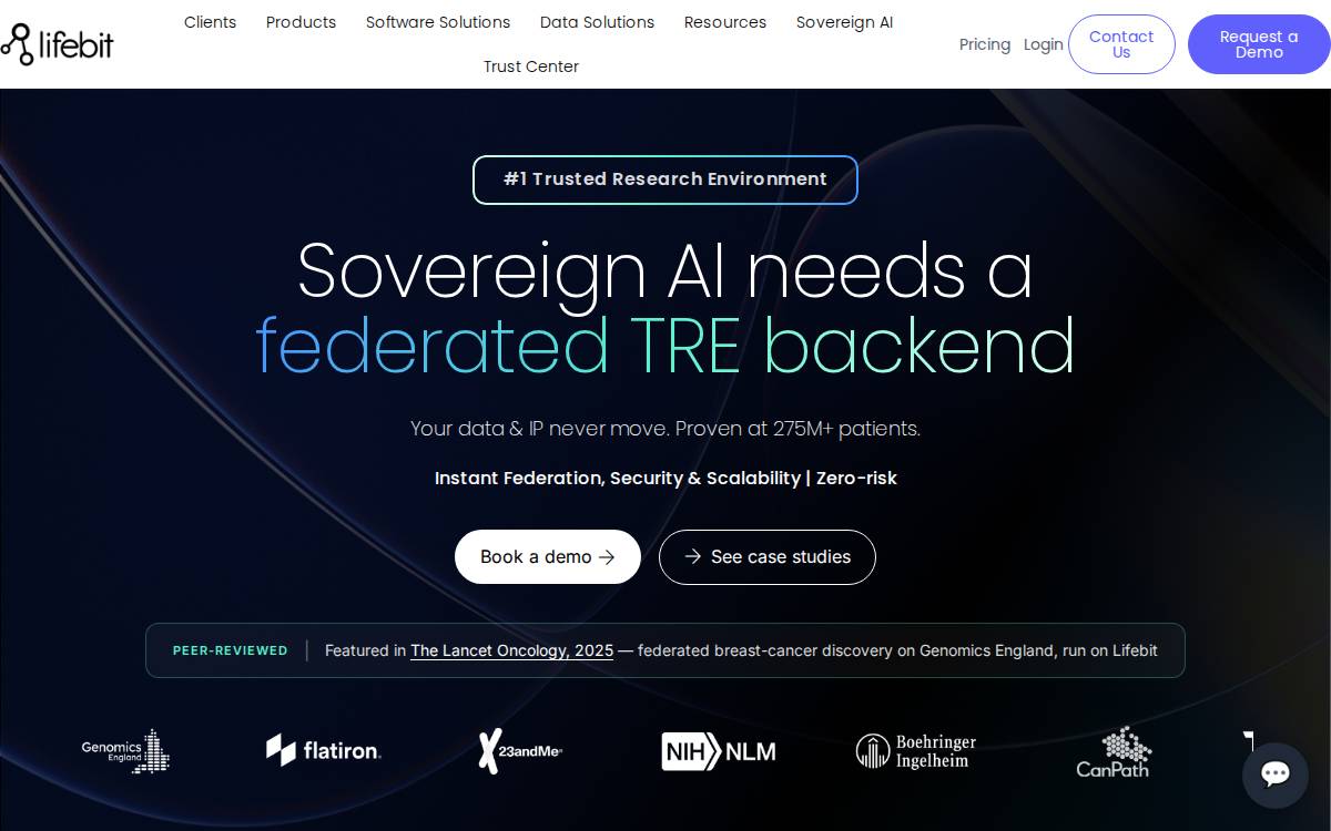Lifebit Biotech website preview