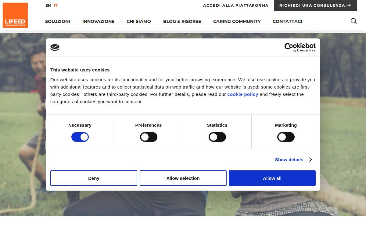 Lifeed website preview