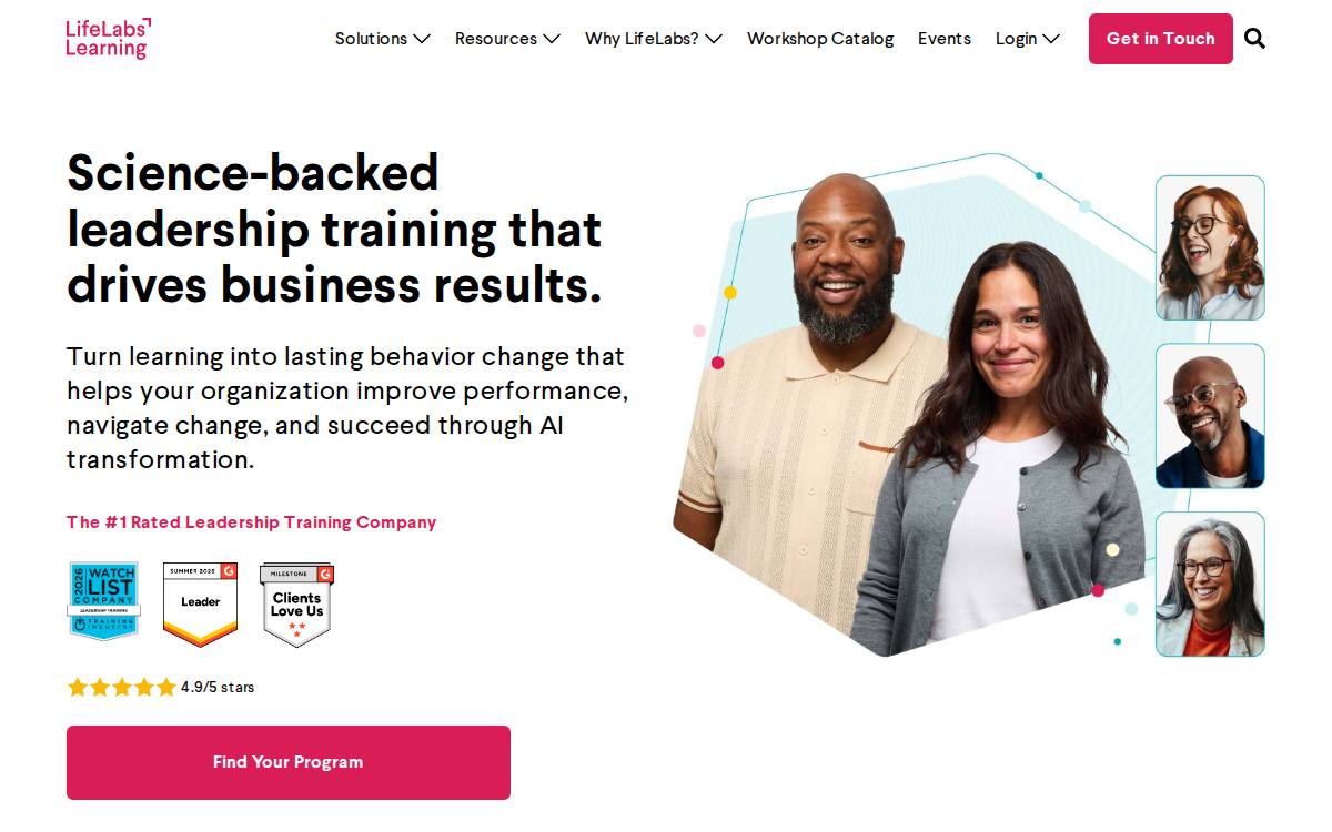 LifeLabs Learning website preview