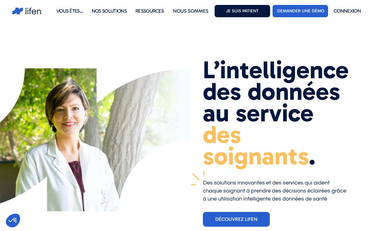 Lifen website preview
