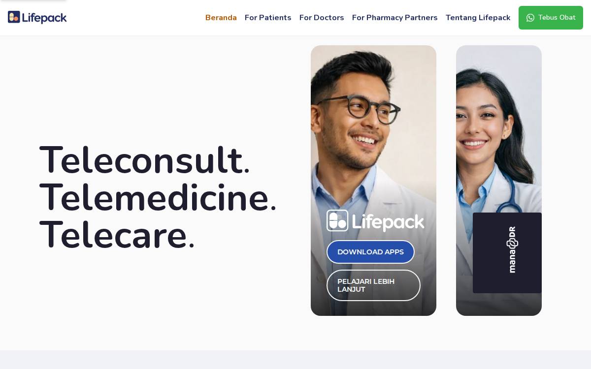 Lifepack website preview