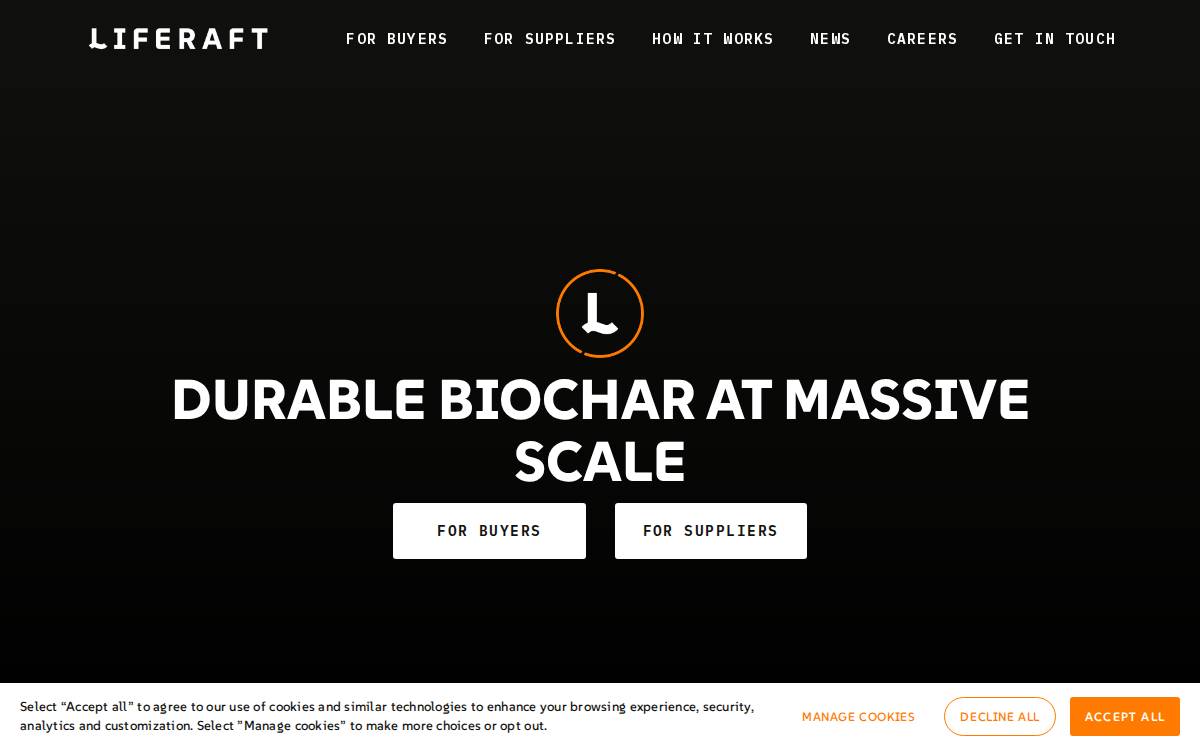 Liferaft Website website preview