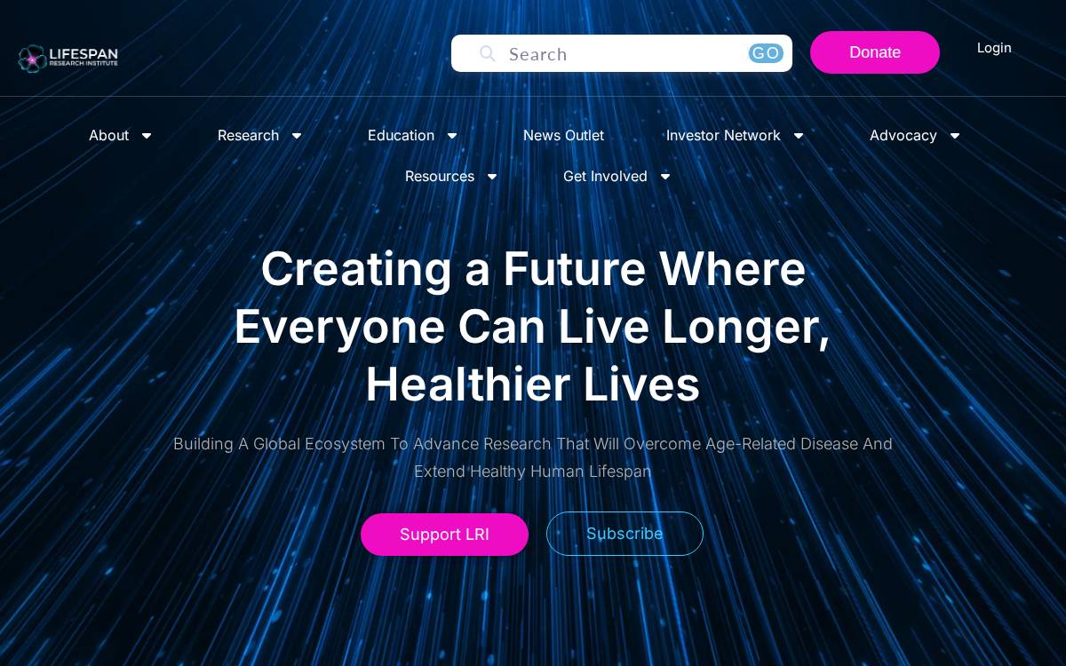 Lifespan website preview