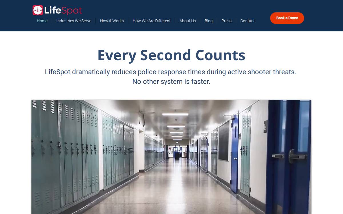 Lifespotapp website preview