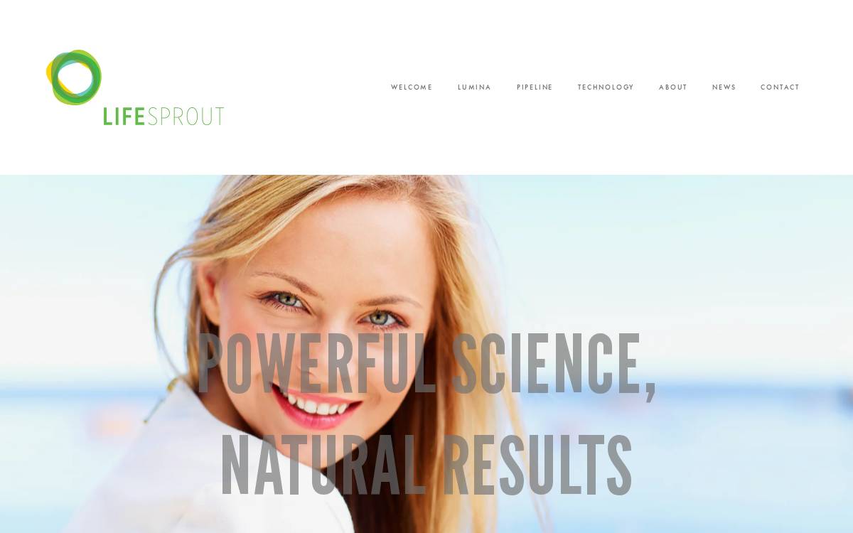 Lifesproutbio website preview