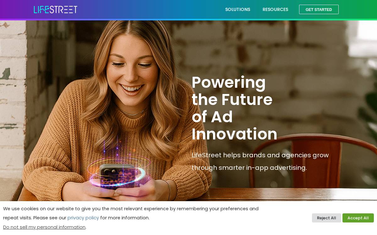 Lifestreet Inc. website preview