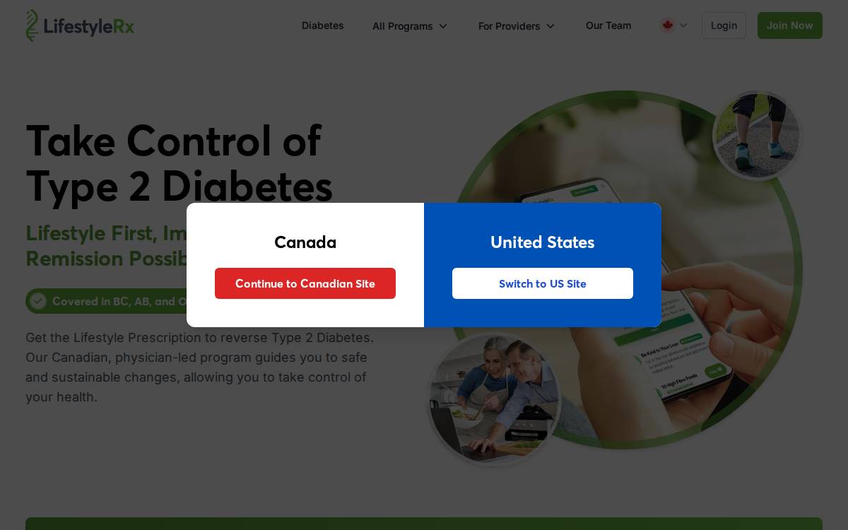 LifestyleRx website preview