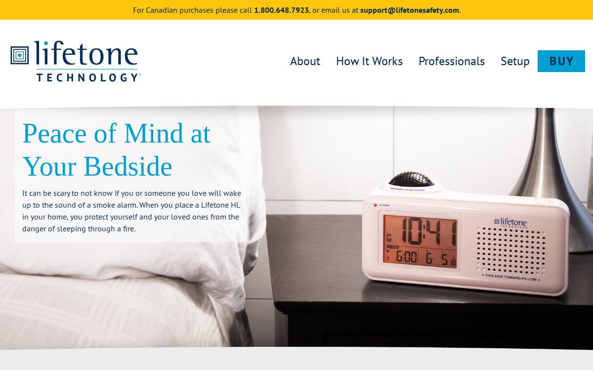 Lifetone website preview