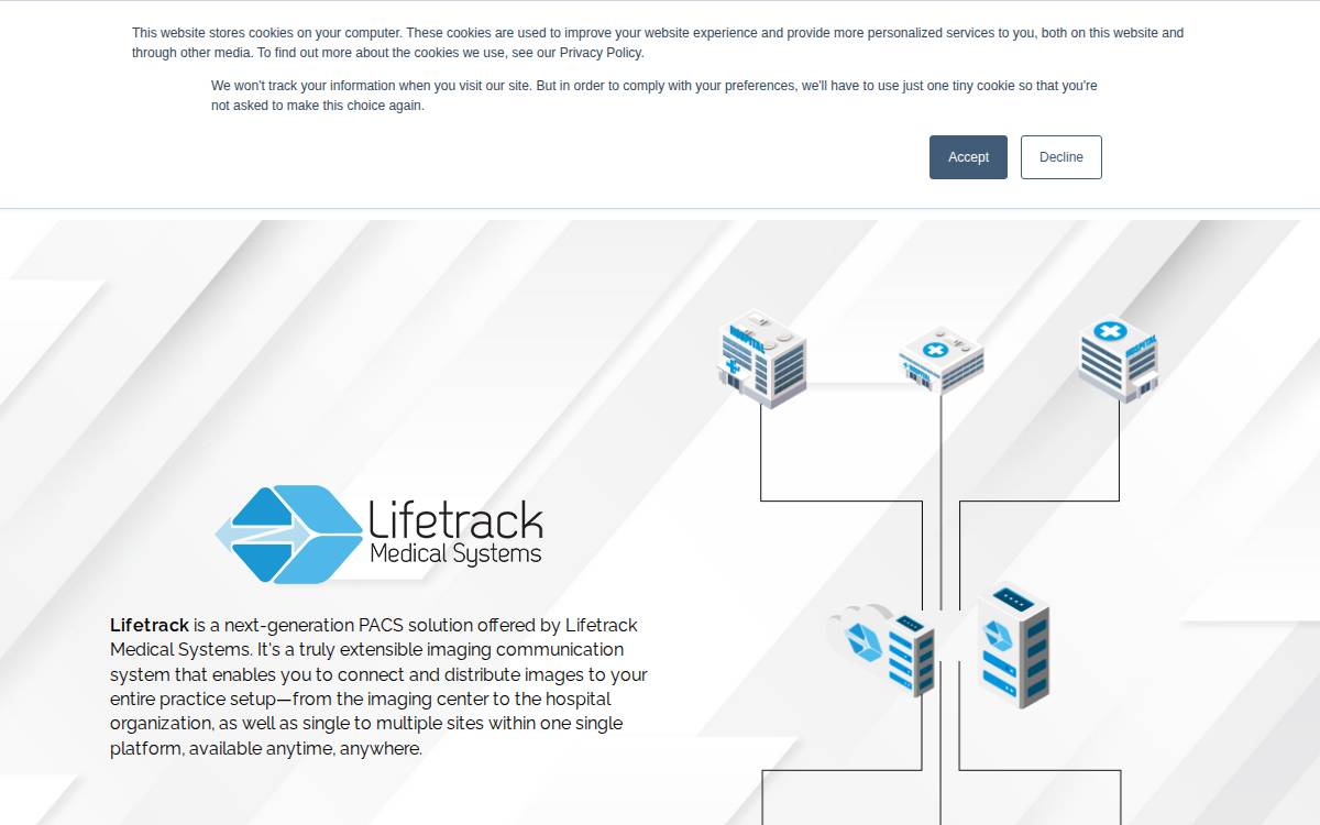 Lifetrackmed website preview