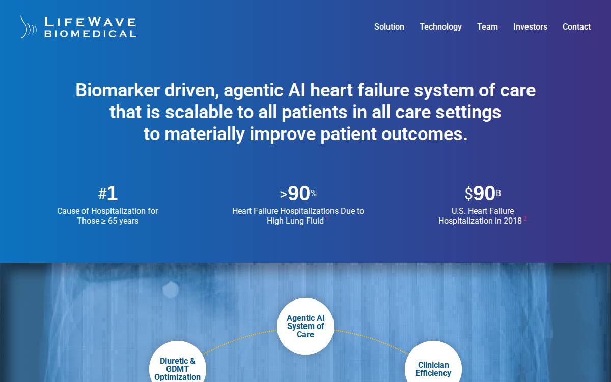 Lifewave Biomedical website preview