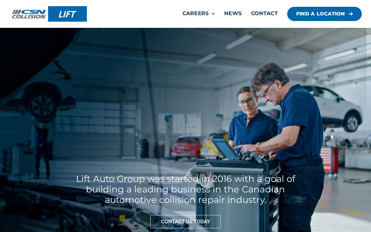 Liftautogroup website preview