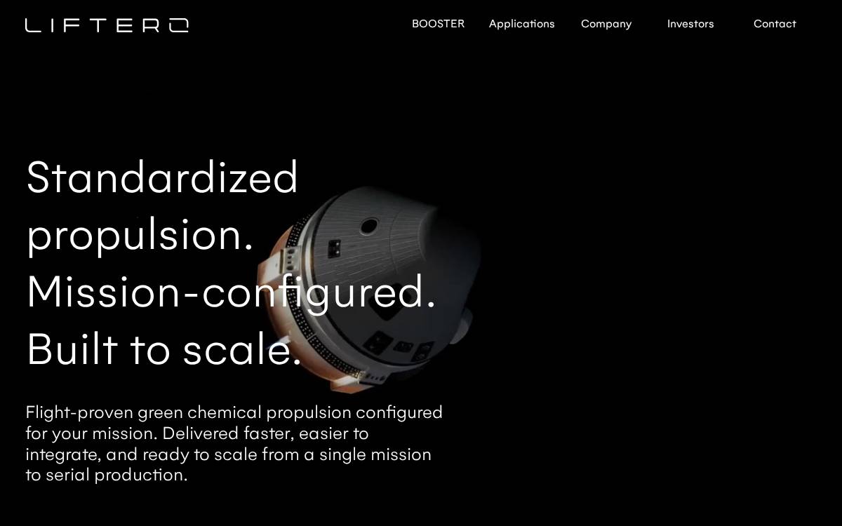 Liftero website preview