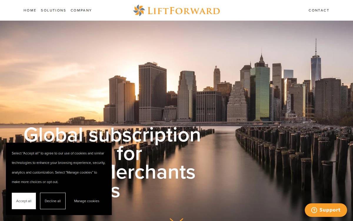 LiftForward website preview