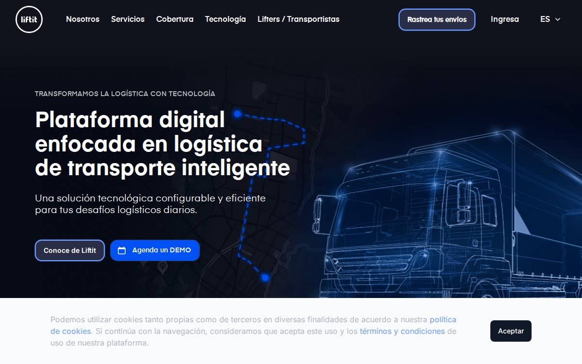 Liftit website preview