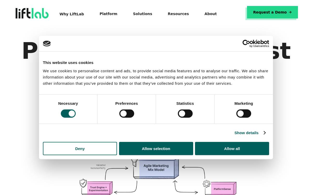 LiftLab website preview