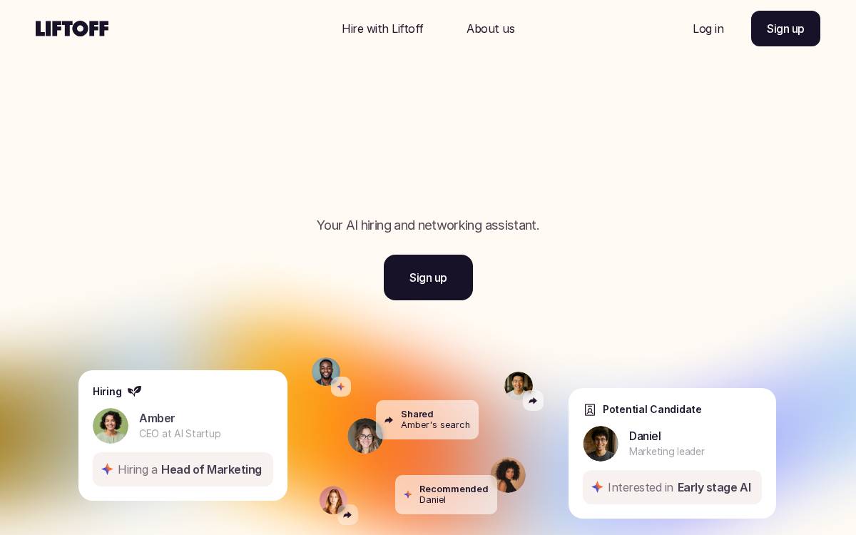 Liftoff website preview