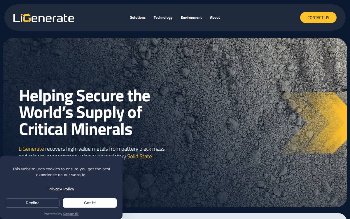 Ligenerate website preview