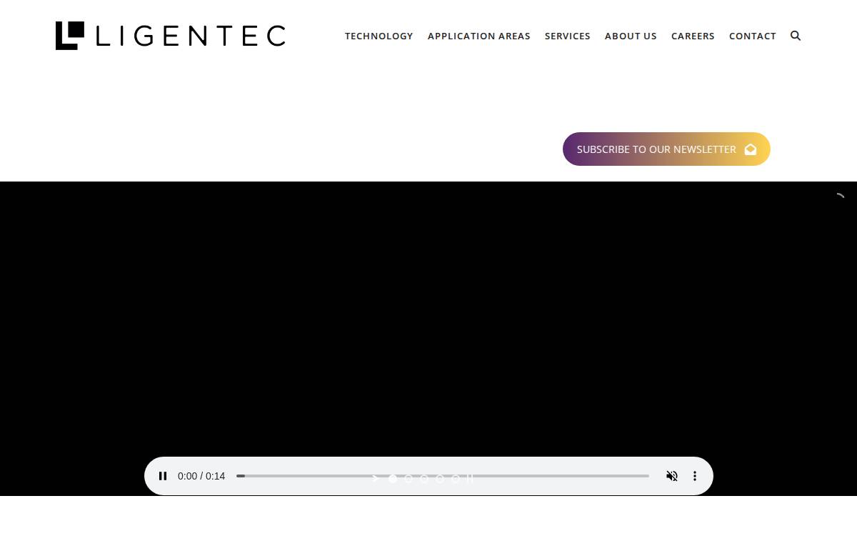 Ligentec website preview