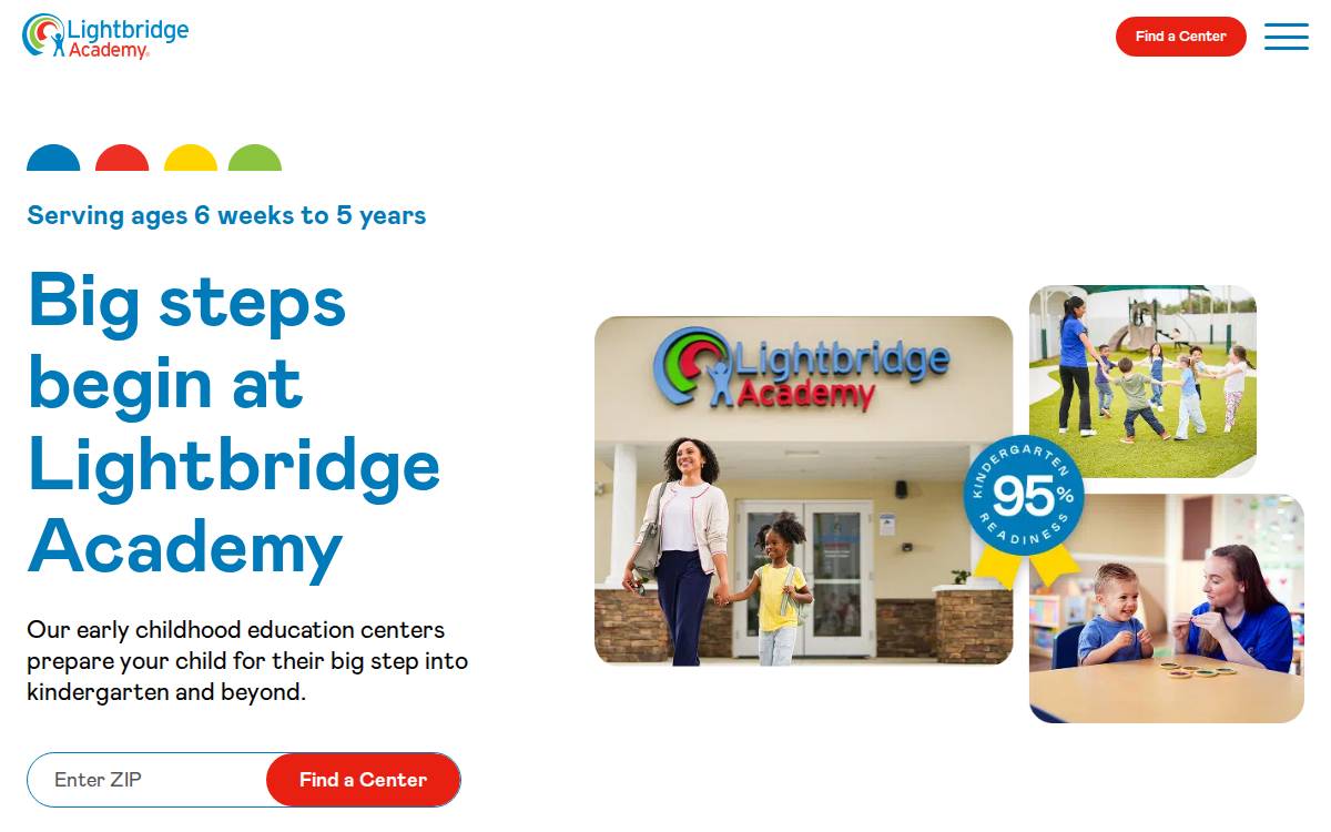 Lightbridge Academy website preview