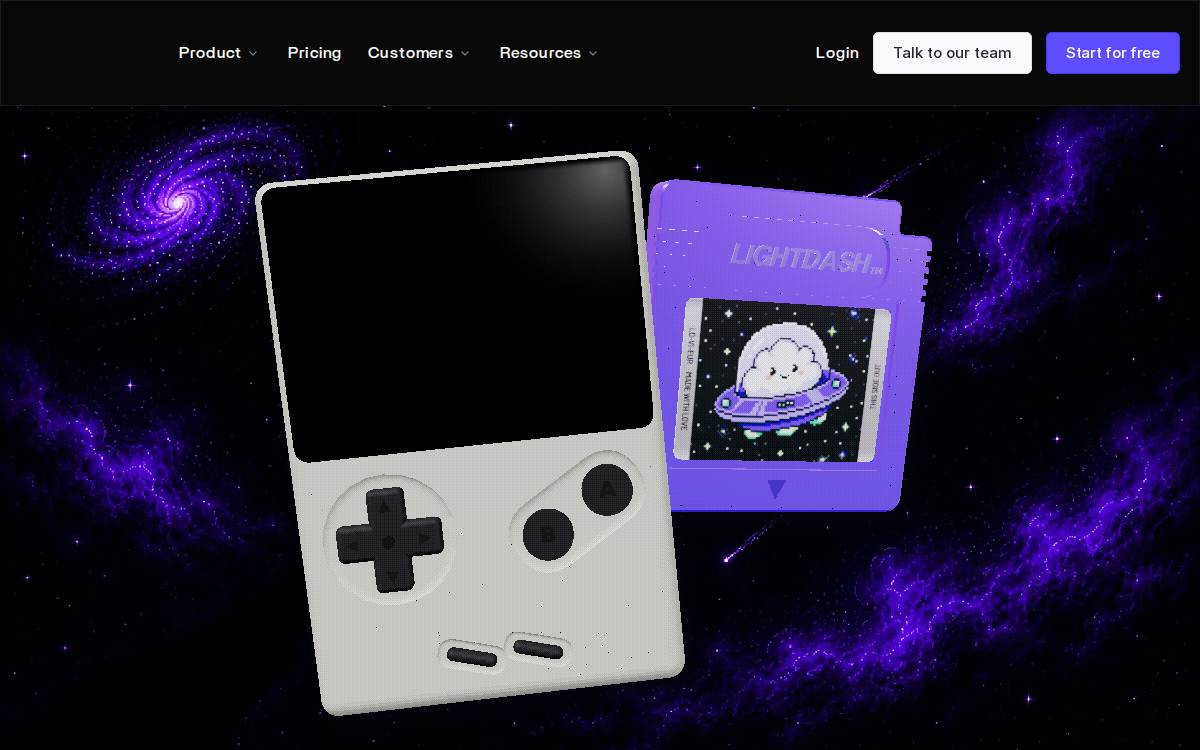 Lightdash website preview