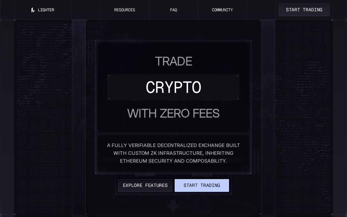 Lighter website preview