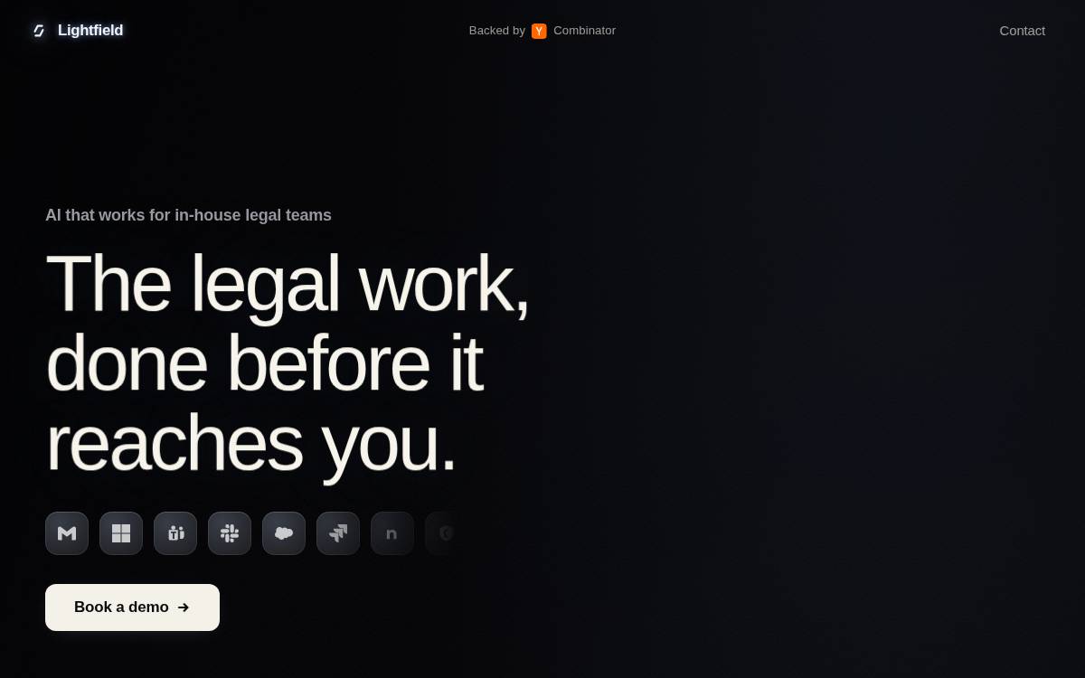 Lightfield website preview