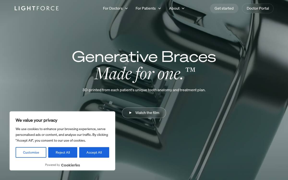 Lightforce website preview