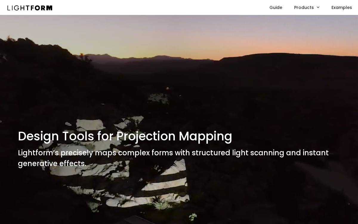 Lightform website preview