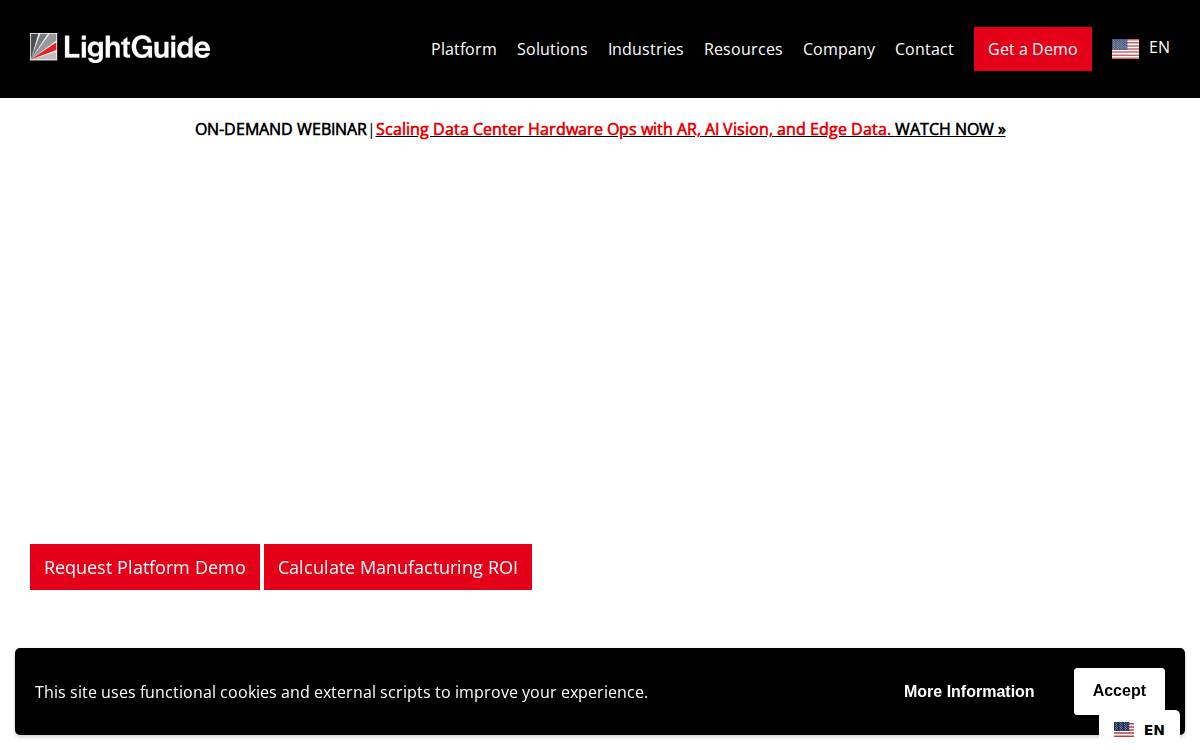 ​LightGuide website preview
