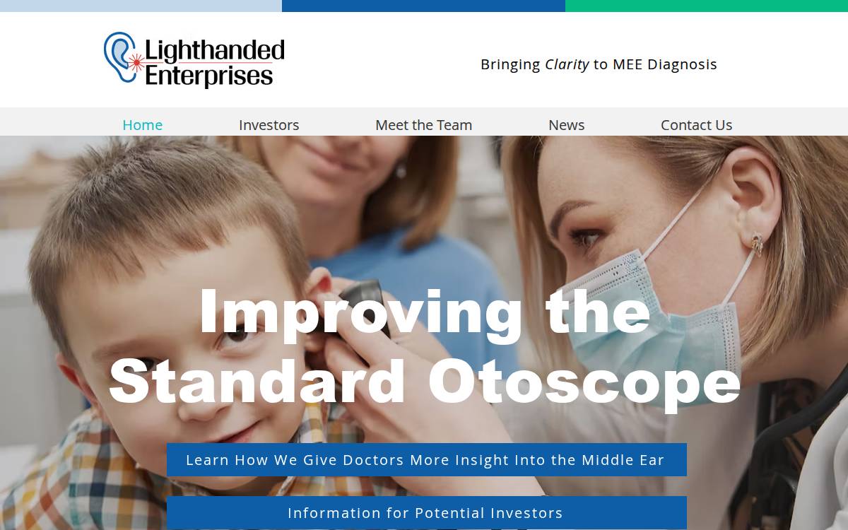 Lighthanded Enterprises website preview