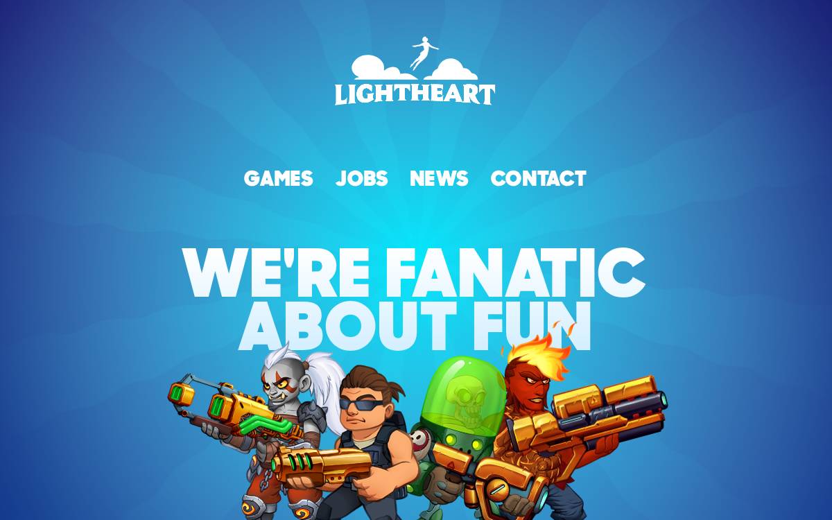 Lightheart website preview