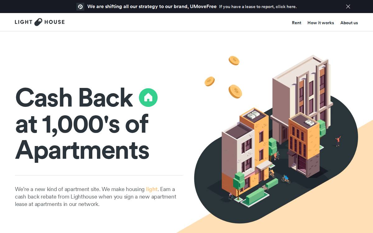 Lighthouse website preview