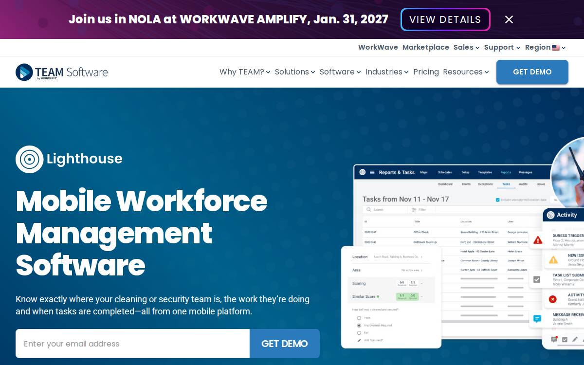 Lighthouse website preview