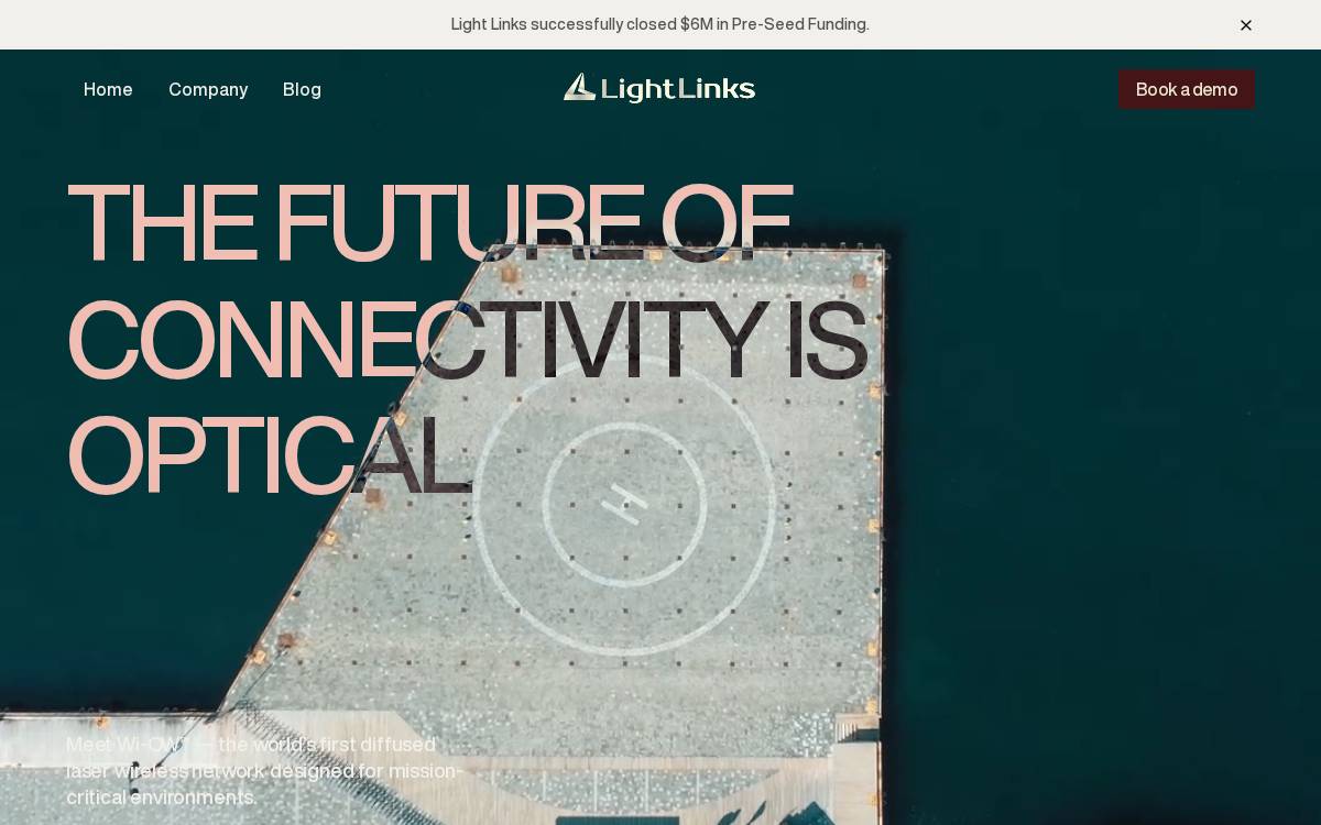 Lightlinks website preview