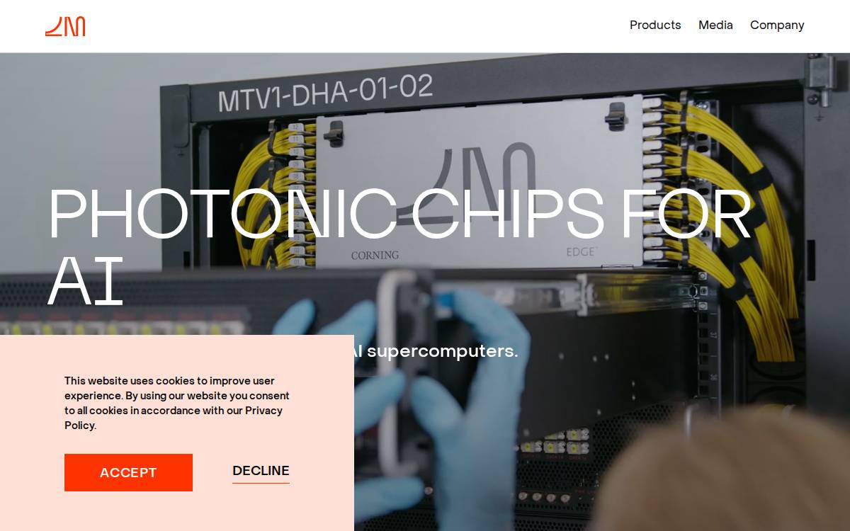 Lightmatter® website preview