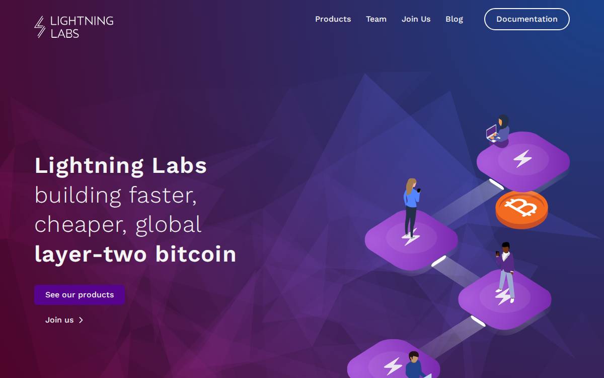 Lightning Labs website preview