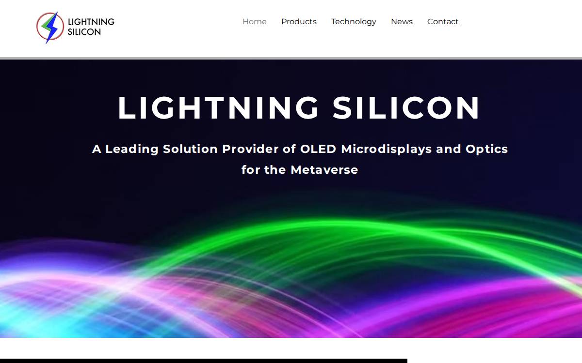 Lightning Silicon Technology website preview