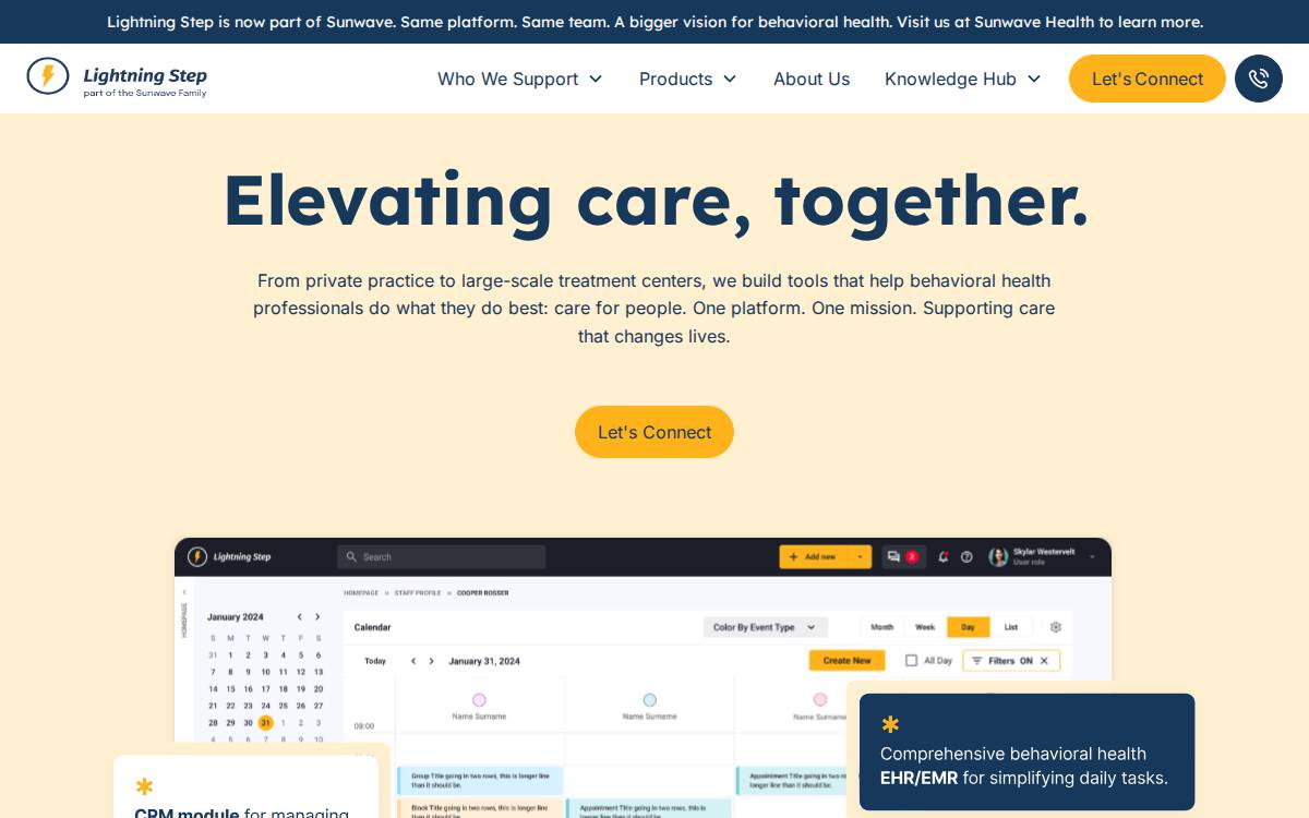 Lightning Step website preview