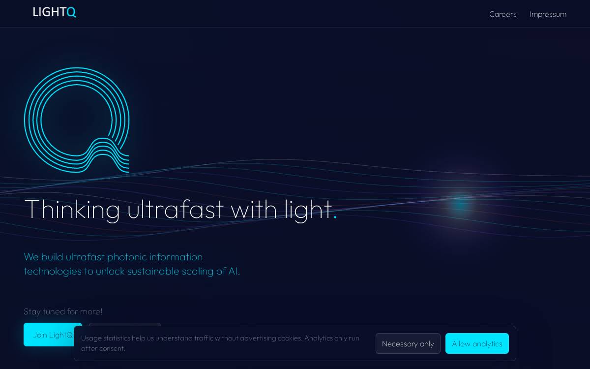 LightQ website preview